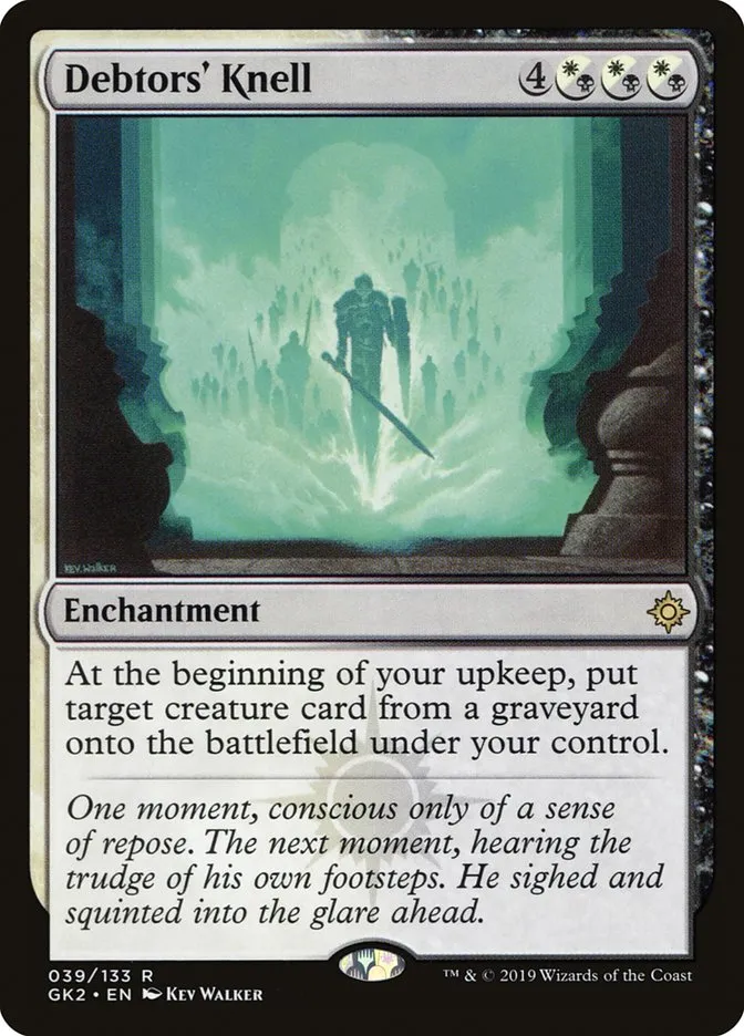 2019 RNA Guild Kit Debtors' Knell rare #39 rare card image
