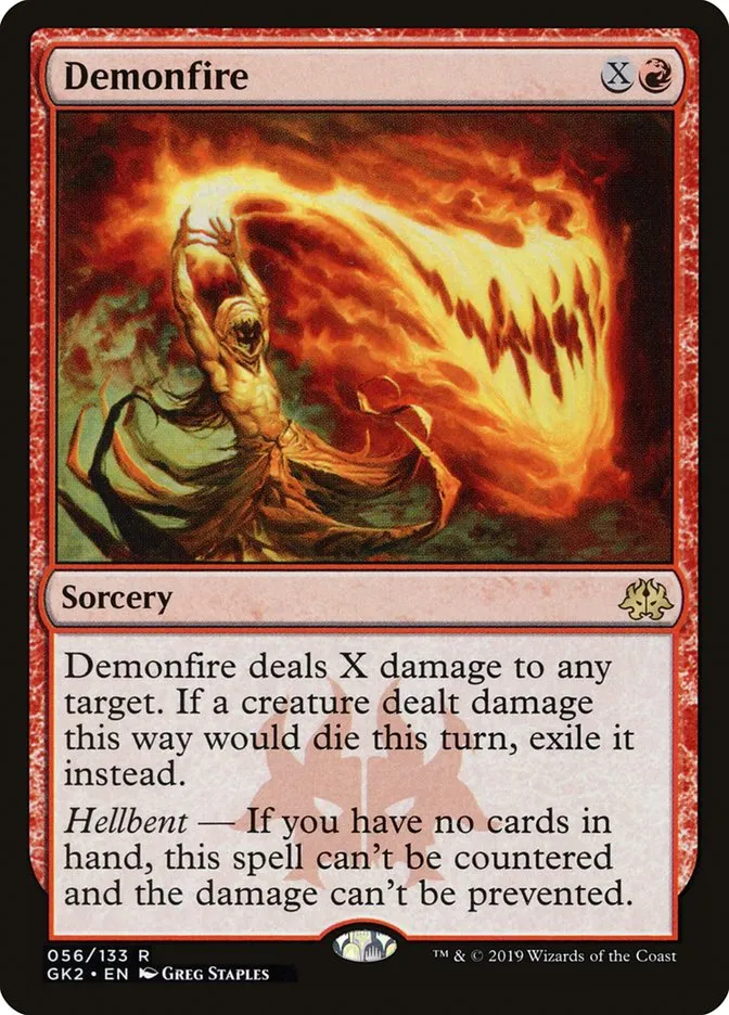 2019 RNA Guild Kit Demonfire rare #56 rare card image