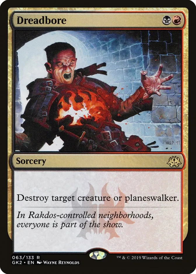 2019 RNA Guild Kit Dreadbore rare #63 rare card image