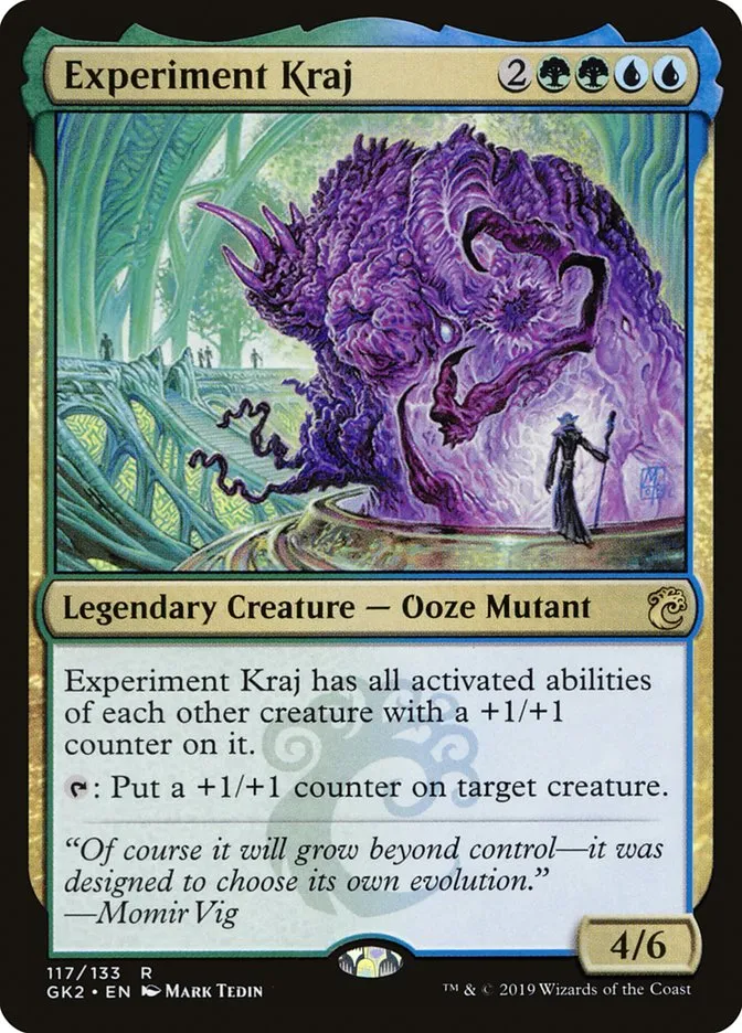 2019 RNA Guild Kit Experiment Kraj rare #117 rare card image