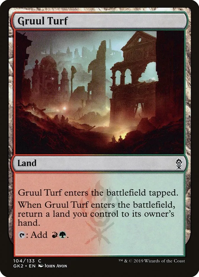 2019 RNA Guild Kit Gruul Turf common #104 common card image