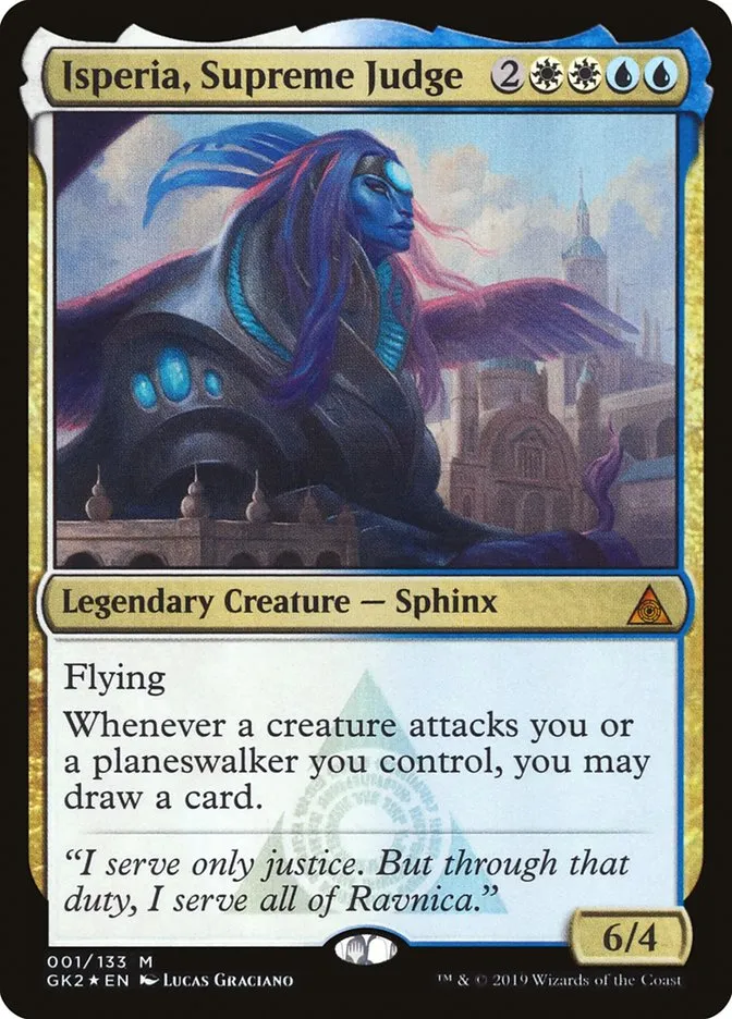 2019 RNA Guild Kit Isperia, Supreme Judge mythic #1 mythic card image