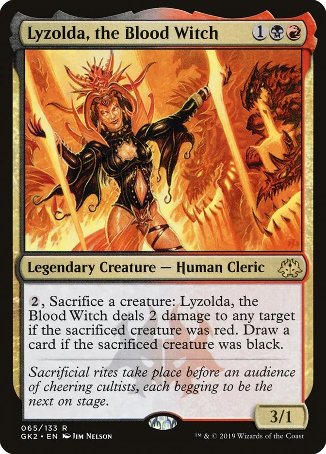 2019 RNA Guild Kit Lyzolda, the Blood Witch rare #65 rare card image