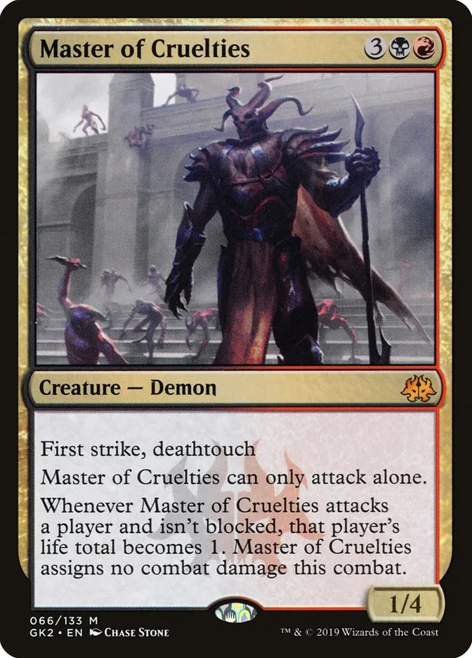 2019 RNA Guild Kit Master of Cruelties mythic #66 mythic card image