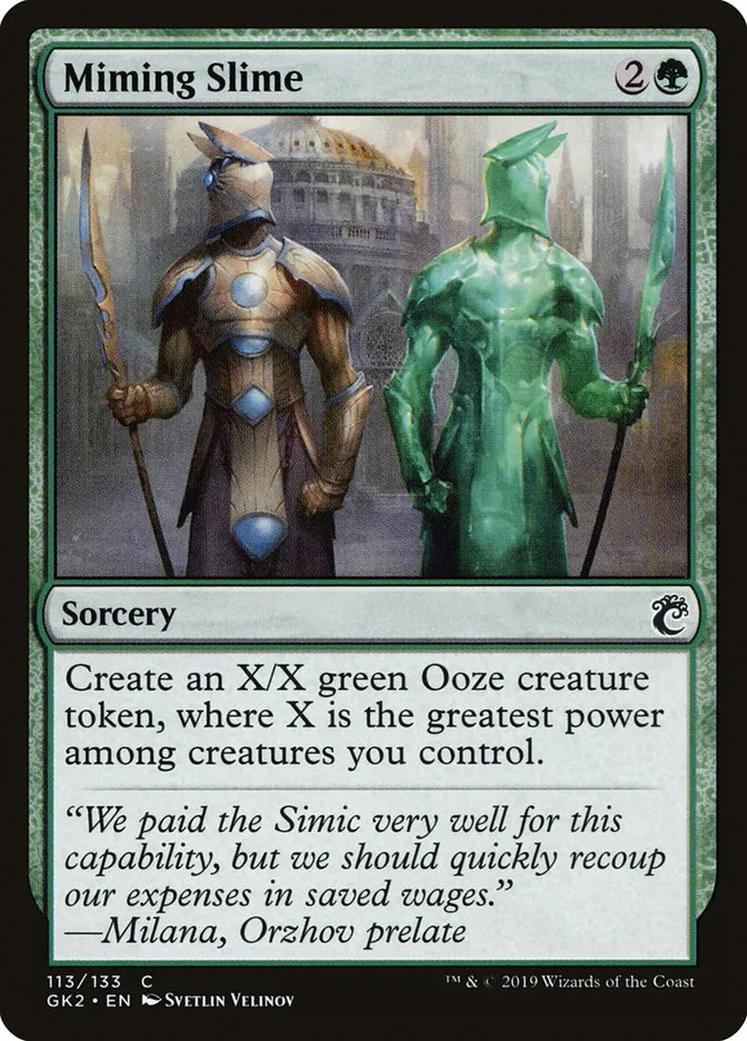 2019 RNA Guild Kit Miming Slime common #113 common card image