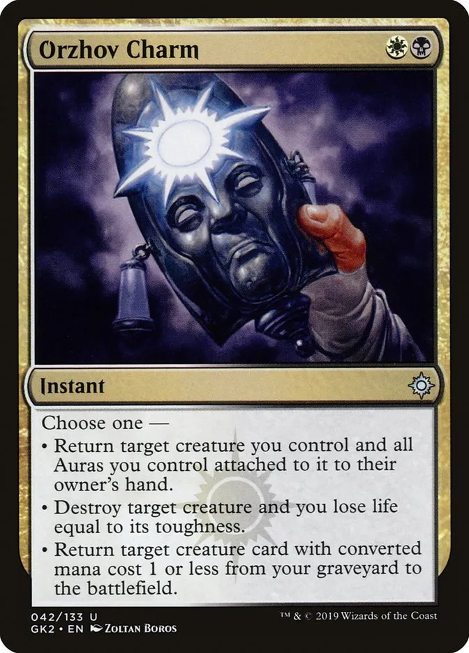 2019 RNA Guild Kit Orzhov Charm uncommon #42 uncommon card image