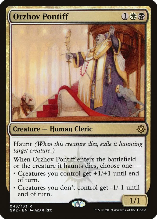 2019 RNA Guild Kit Orzhov Pontiff rare #43 rare card image