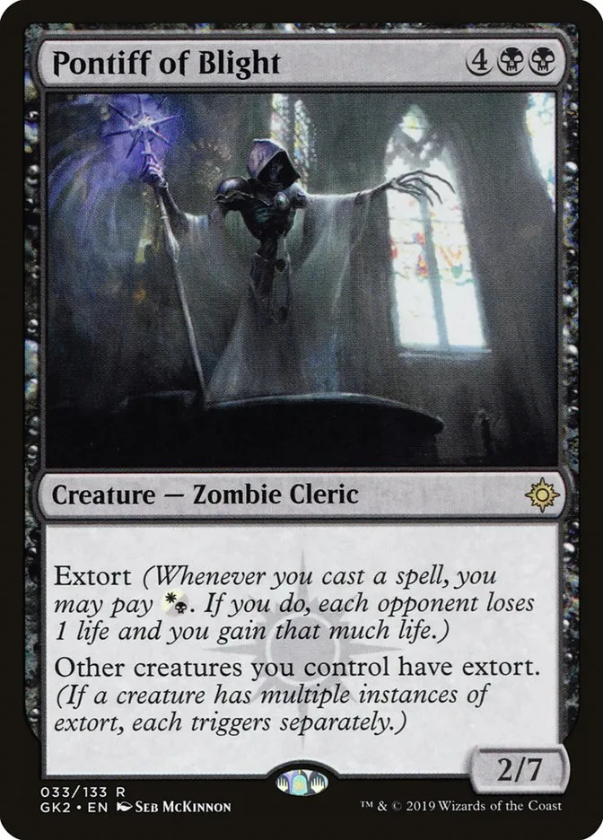 2019 RNA Guild Kit Pontiff of Blight rare #33 rare card image