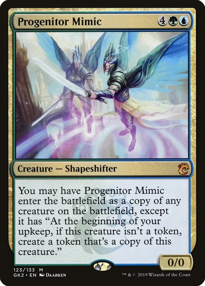 2019 RNA Guild Kit Progenitor Mimic mythic #123 mythic card image