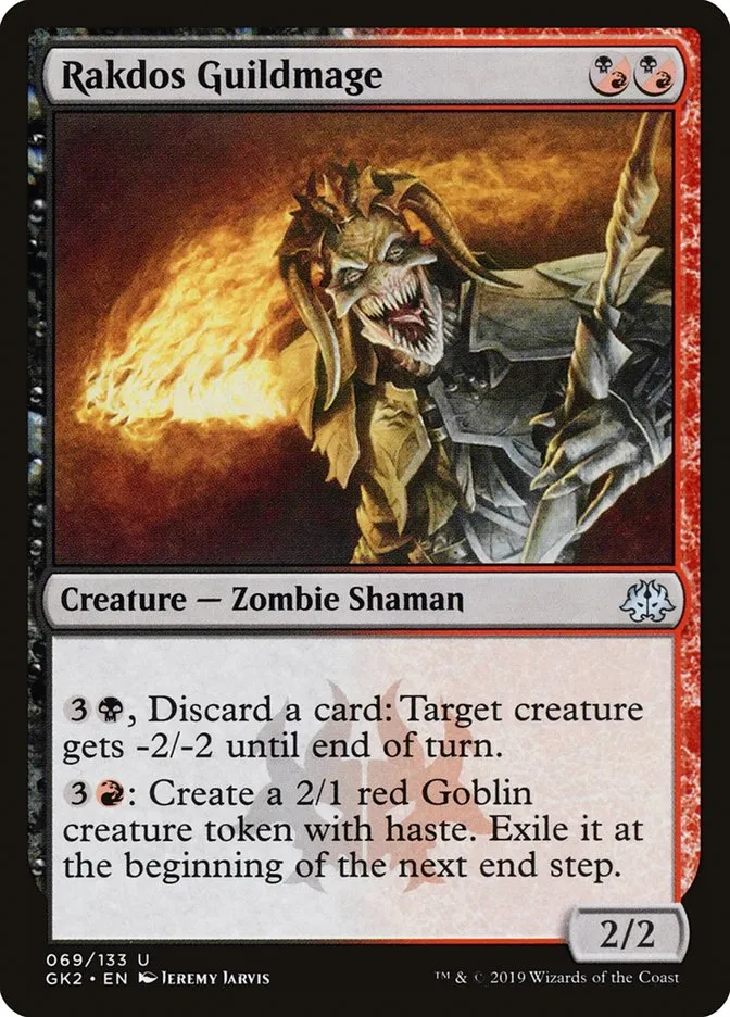 2019 RNA Guild Kit Rakdos Guildmage uncommon #69 uncommon card image