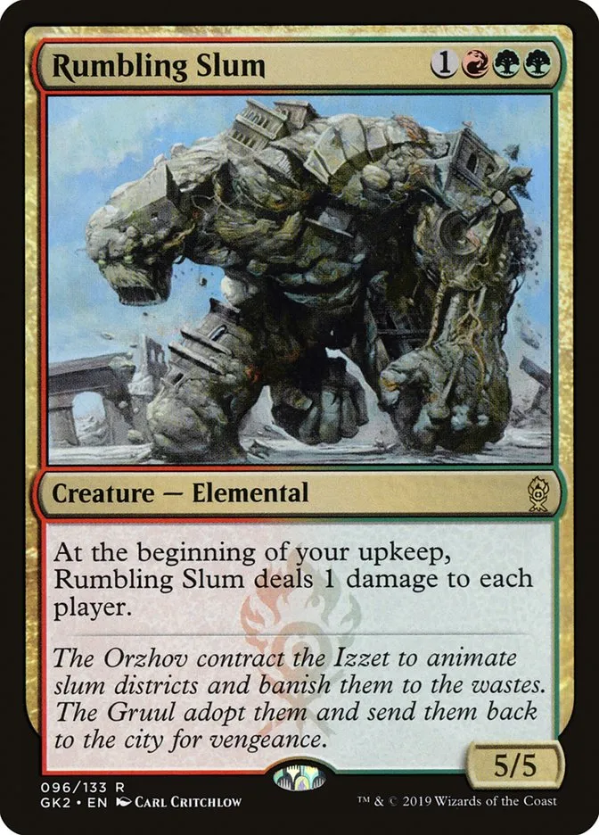 2019 RNA Guild Kit Rumbling Slum #96 rare card image