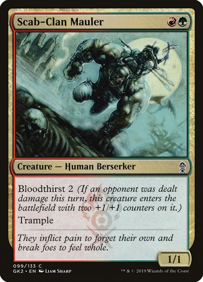 2019 RNA Guild Kit Scab-Clan Mauler common #99 common card image