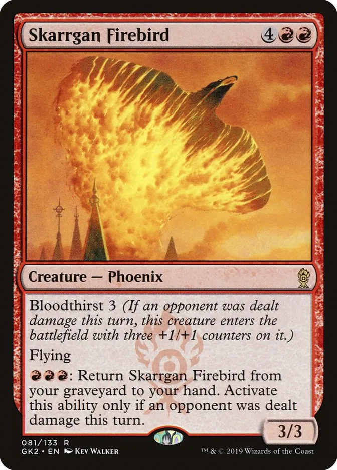 2019 RNA Guild Kit Skarrgan Firebird #81 rare card image