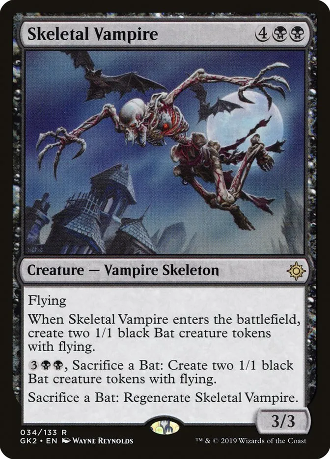 2019 RNA Guild Kit Skeletal Vampire rare #34 rare card image