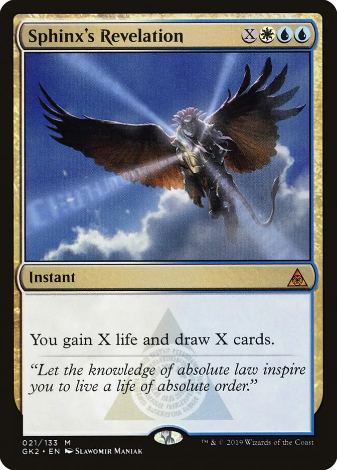 2019 RNA Guild Kit Sphinx's Revelation mythic #21 mythic card image