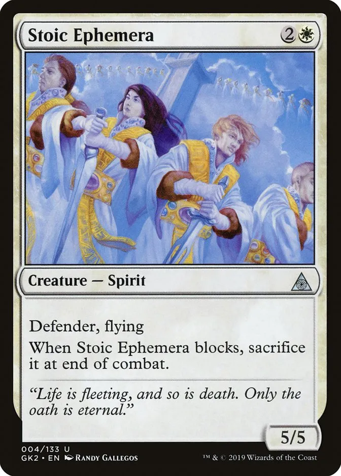 2019 RNA Guild Kit Stoic Ephemera uncommon #4 uncommon card image