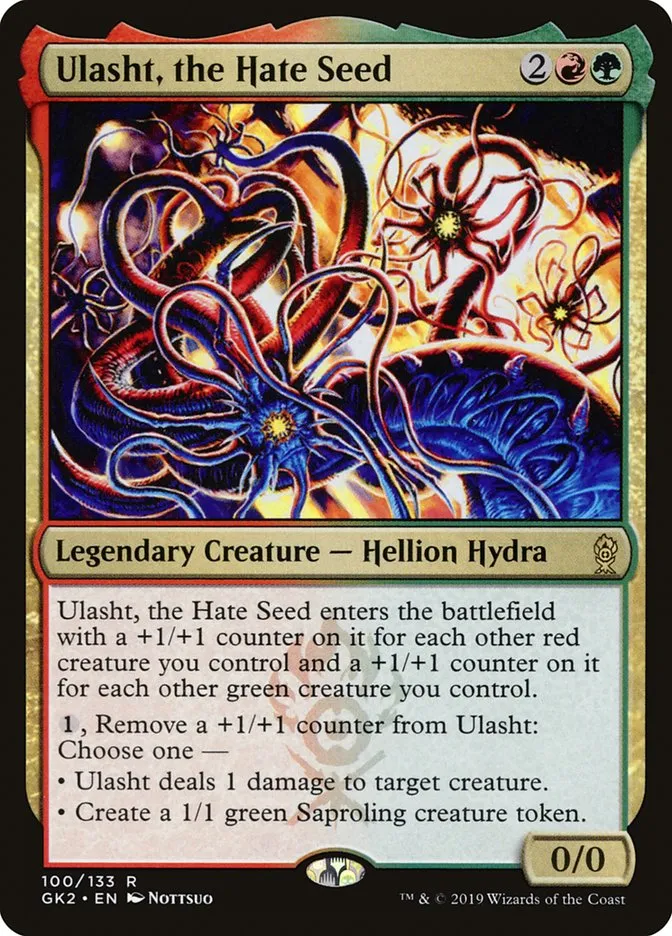 2019 RNA Guild Kit Ulasht, the Hate Seed rare #100 rare card image