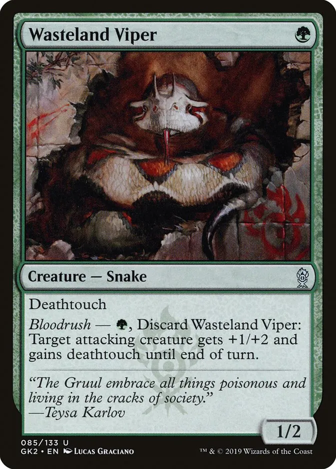2019 RNA Guild Kit Wasteland Viper uncommon #85 uncommon card image