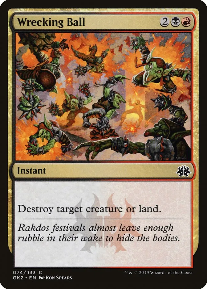 2019 RNA Guild Kit Wrecking Ball common #74 common card image