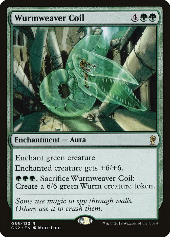 2019 RNA Guild Kit Wurmweaver Coil #86 rare card image