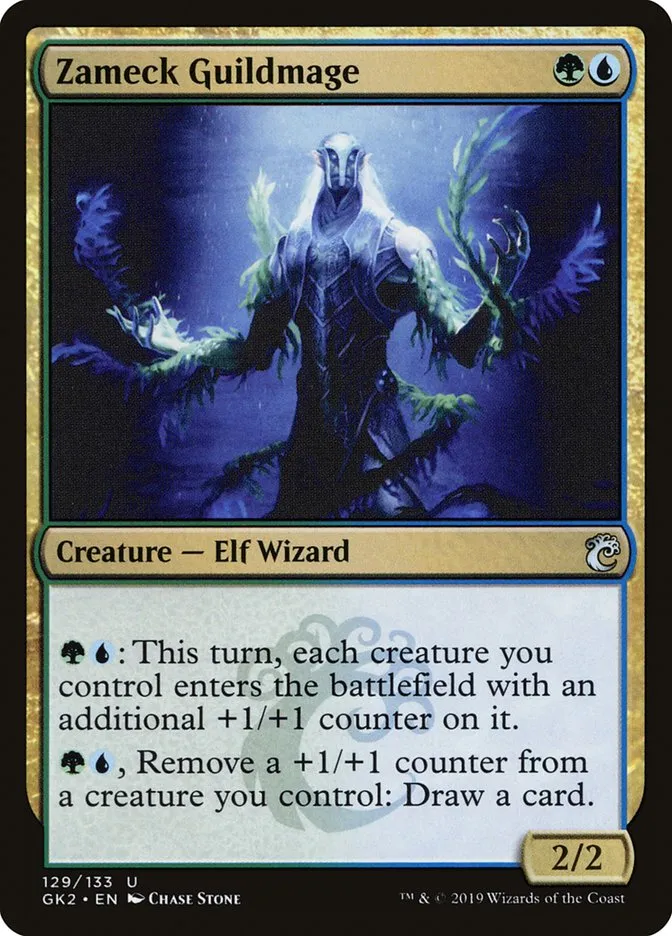 2019 RNA Guild Kit Zameck Guildmage uncommon #129 uncommon card image