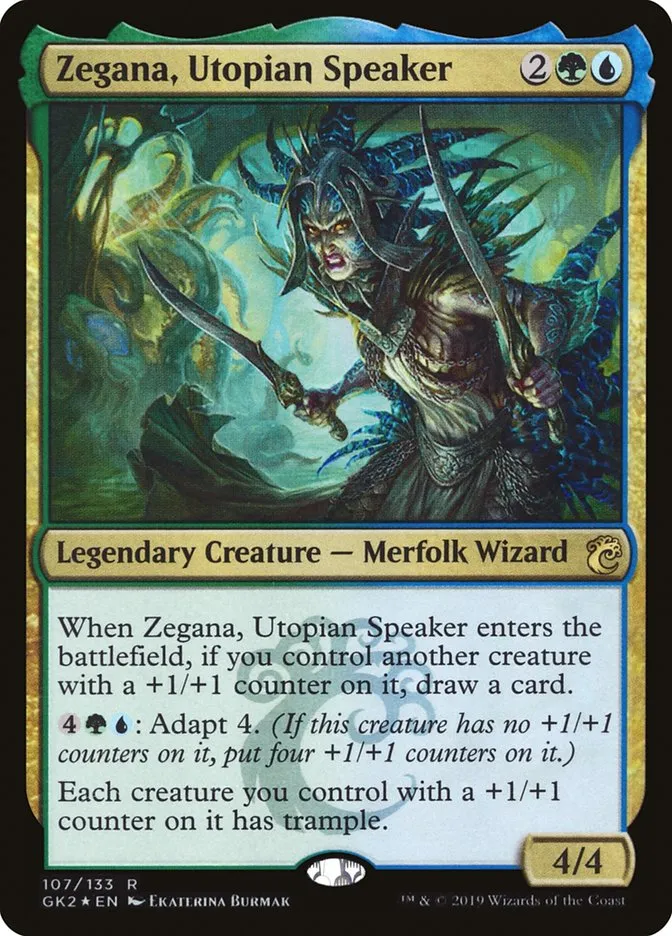 2019 RNA Guild Kit Zegana, Utopian Speaker #107 rare card image