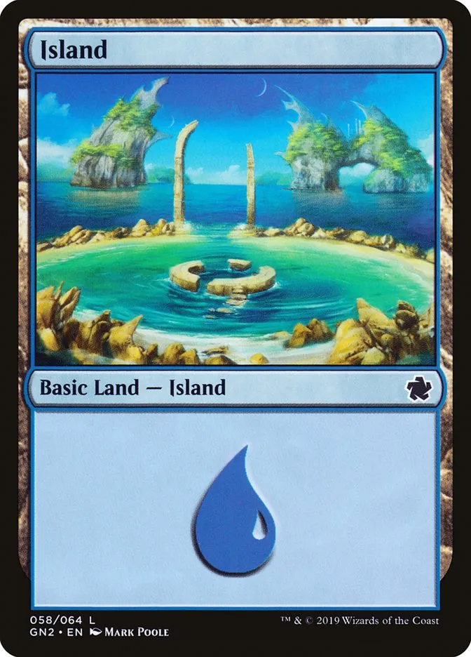2019 Game Night 2019 Island common #58 common card image