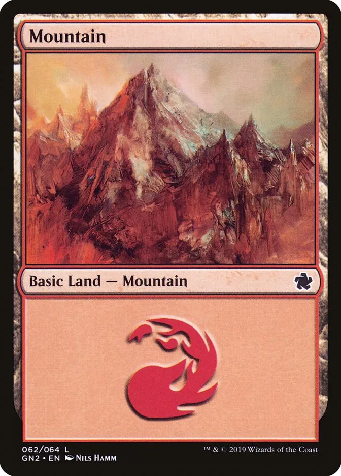 2019 Game Night 2019 Mountain common #62 common card image