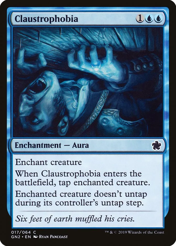 2019 Game Night 2019 Claustrophobia common #17 common card image