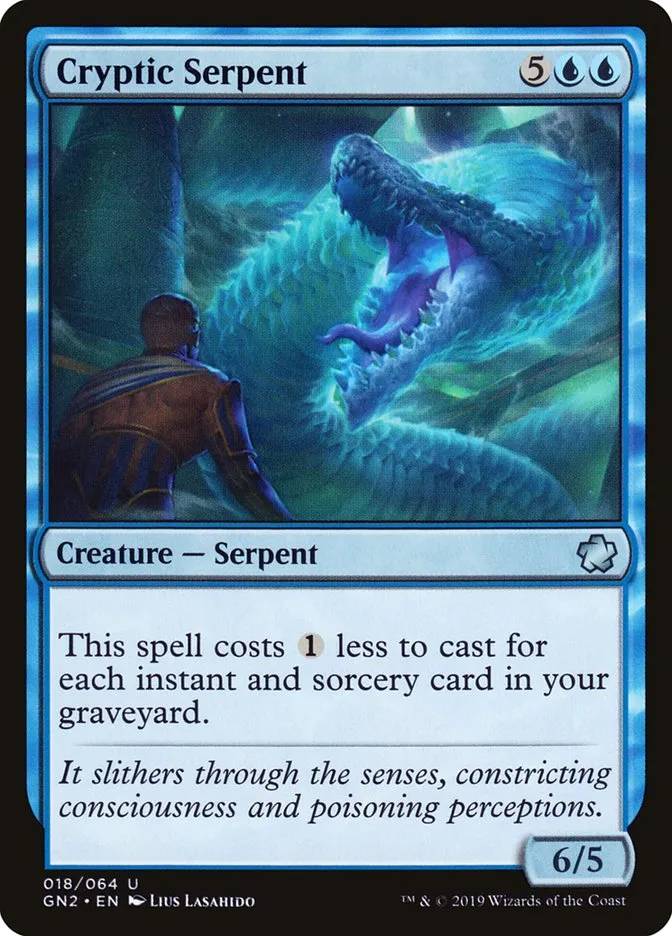 2019 Game Night 2019 Cryptic Serpent uncommon #18 uncommon card image