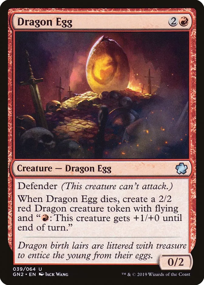 2019 Game Night 2019 Dragon Egg uncommon #39 uncommon card image