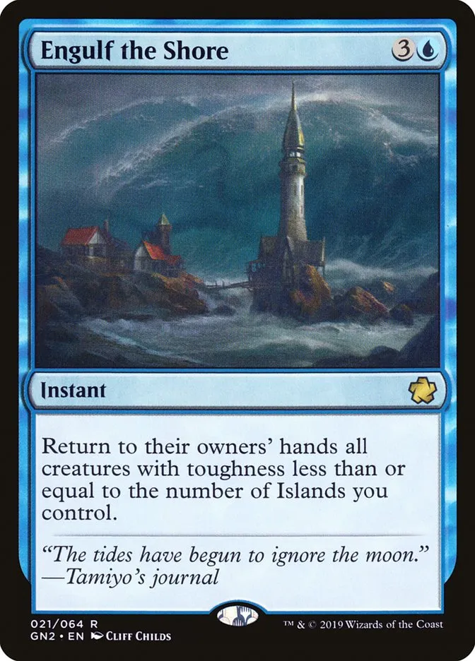 2019 Game Night 2019 Engulf the Shore rare #21 rare card image