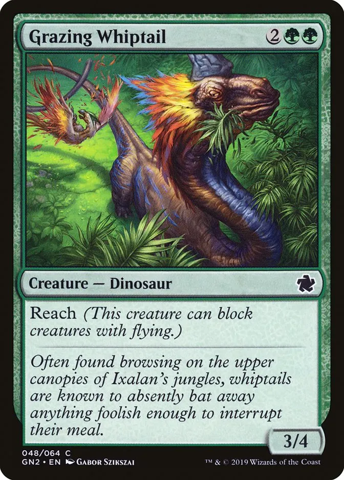 2019 Game Night 2019 Grazing Whiptail common #48 common card image