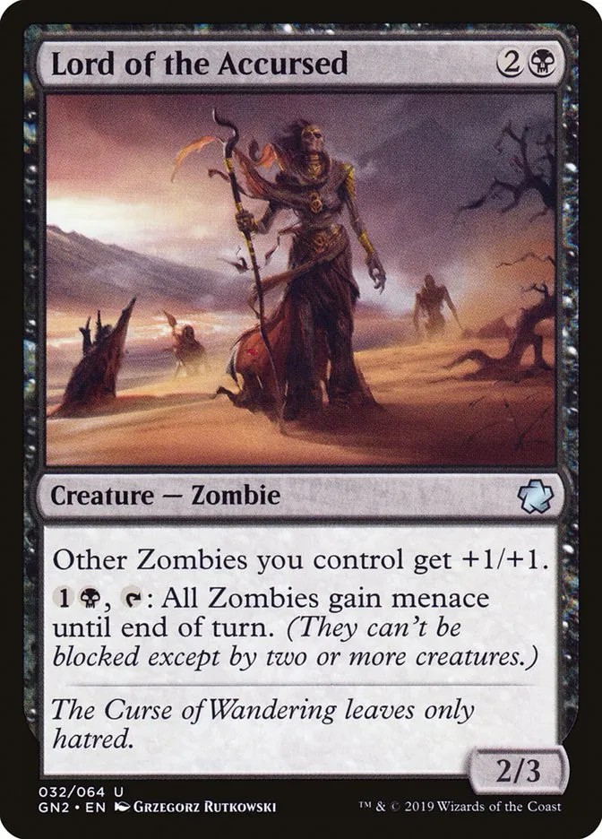 2019 Game Night 2019 Lord of the Accursed uncommon #32 uncommon card image