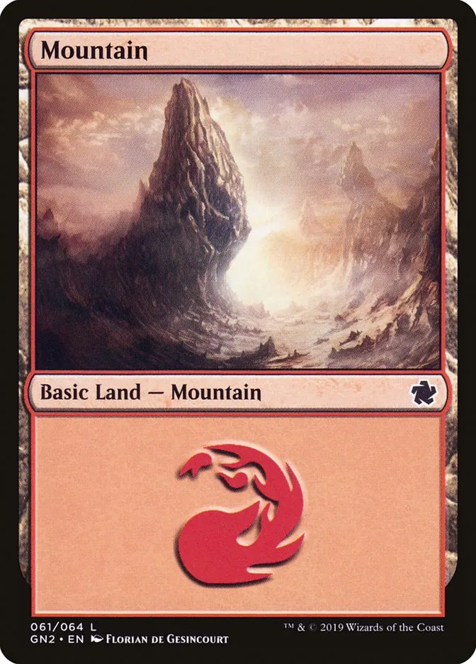 2019 Game Night 2019 Mountain common #61 common card image