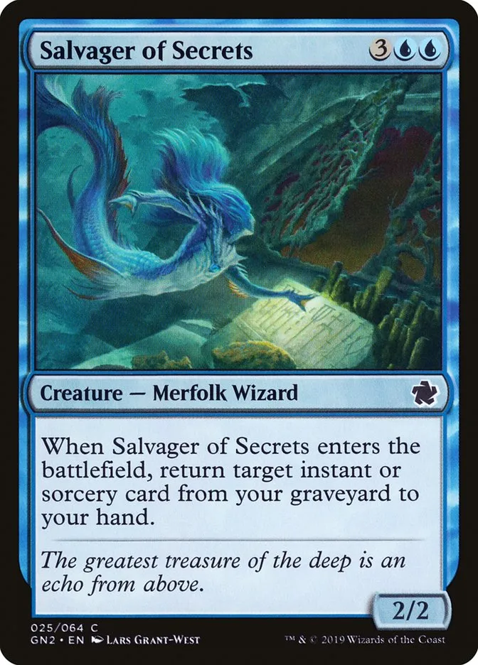 2019 Game Night 2019 Salvager of Secrets common #25 common card image
