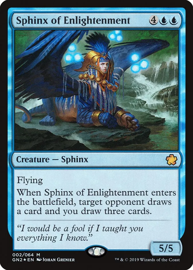 2019 Game Night 2019 Sphinx of Enlightenment mythic #2 mythic card image