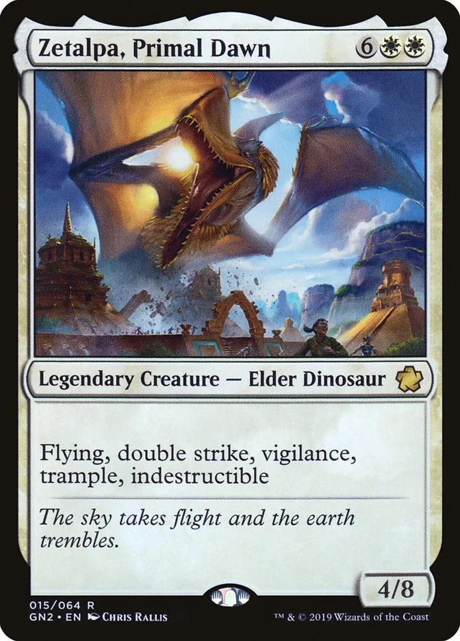 2019 Game Night 2019 Zetalpa, Primal Dawn rare #15 rare card image