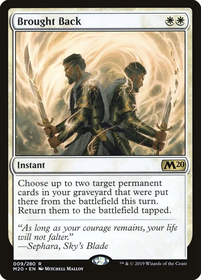 2019 Core Set 2020 Brought Back rare #9 rare card image
