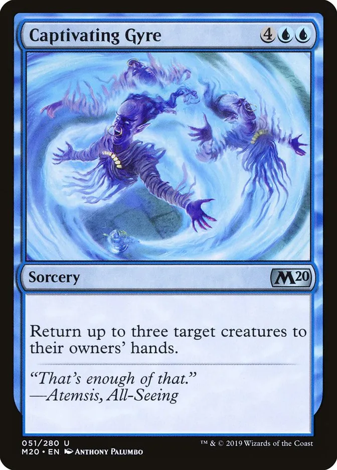 2019 Core Set 2020 Captivating Gyre uncommon #51 uncommon card image