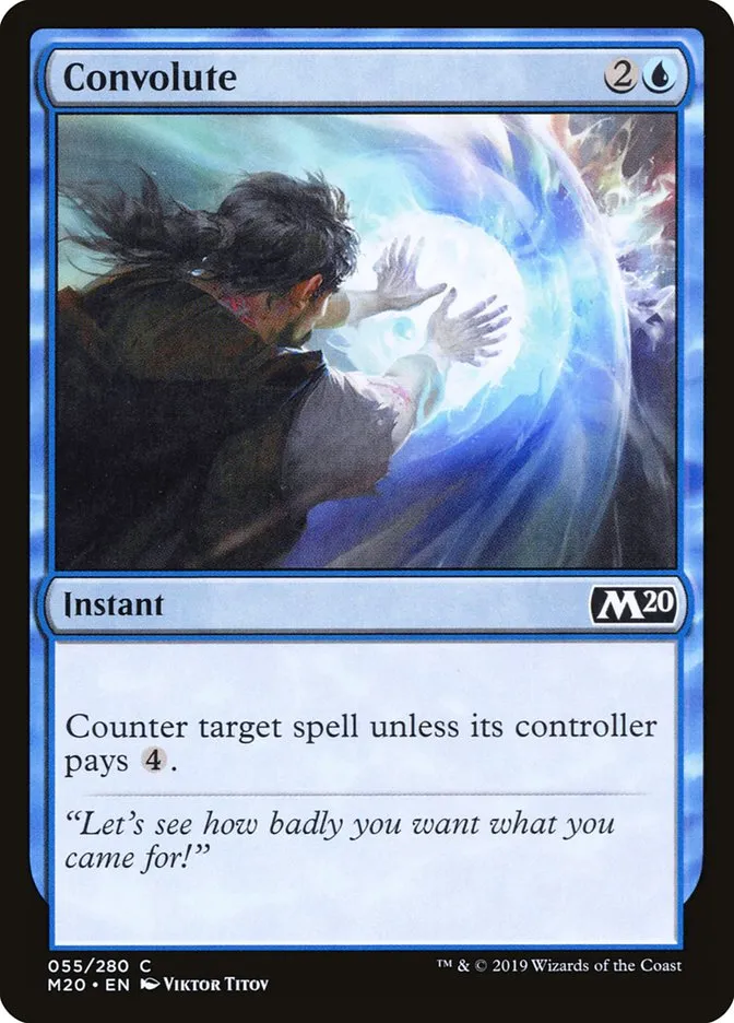 2019 Core Set 2020 Convolute common #55 common card image