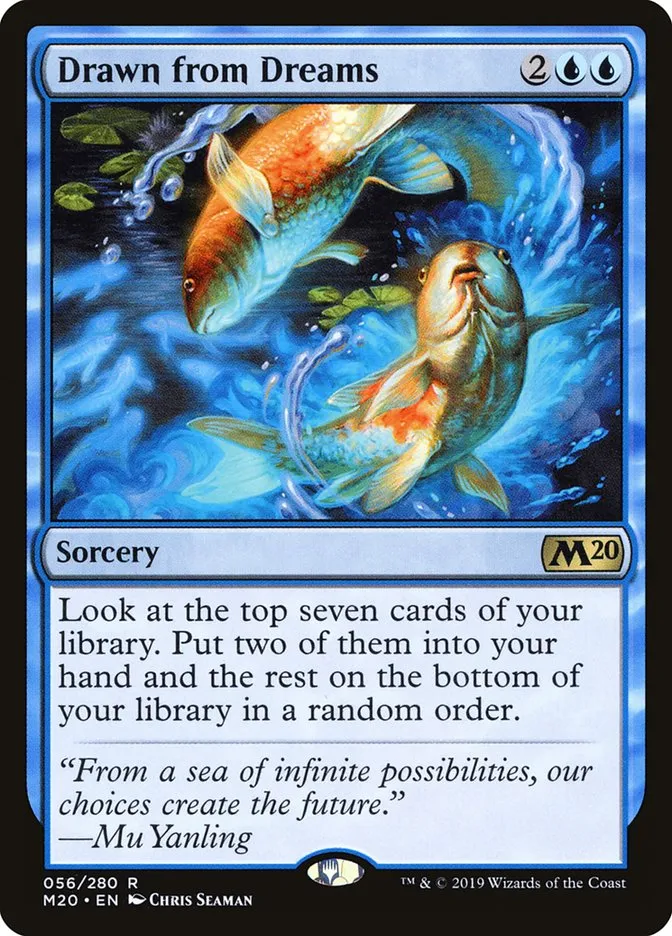 2019 Core Set 2020 Drawn from Dreams [Foil] rare #56 rare card image