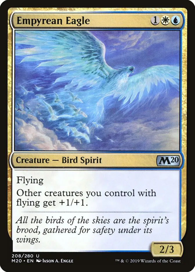 2019 Core Set 2020 Empyrean Eagle uncommon #208 uncommon card image