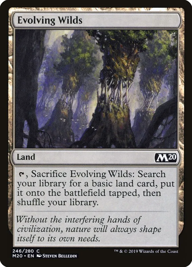 2019 Core Set 2020 Evolving Wilds common #246 common card image
