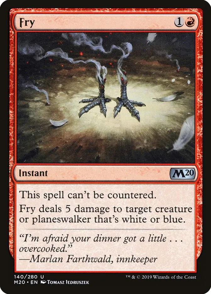 2019 Core Set 2020 Fry uncommon #140 uncommon card image