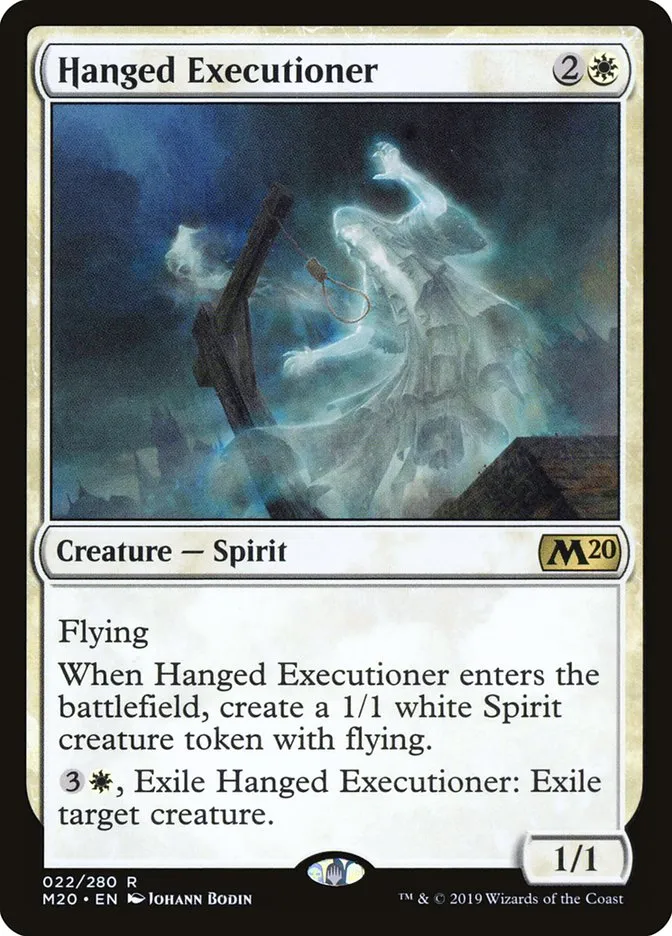 2019 Core Set 2020 Hanged Executioner [Foil] rare #22 rare card image