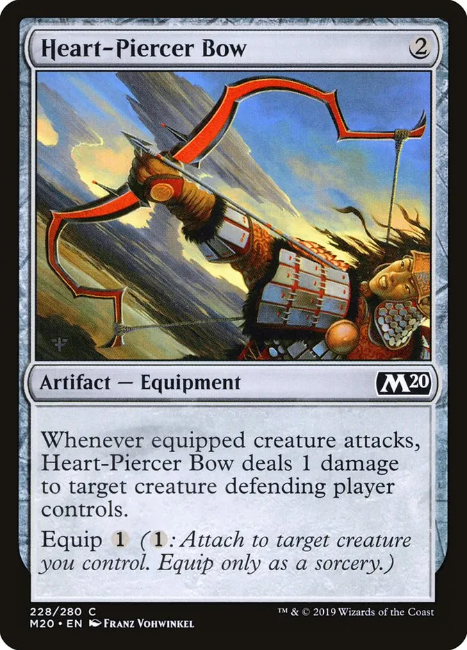 2019 Core Set 2020 Heart-Piercer Bow common #228 common card image