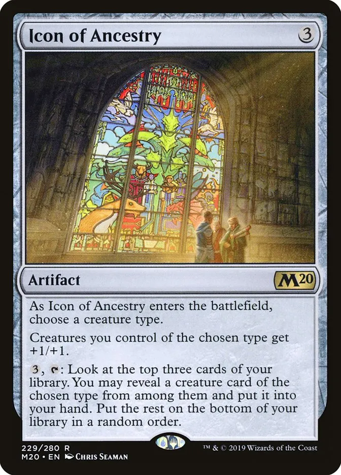 2019 Core Set 2020 Icon of Ancestry #229 rare card image