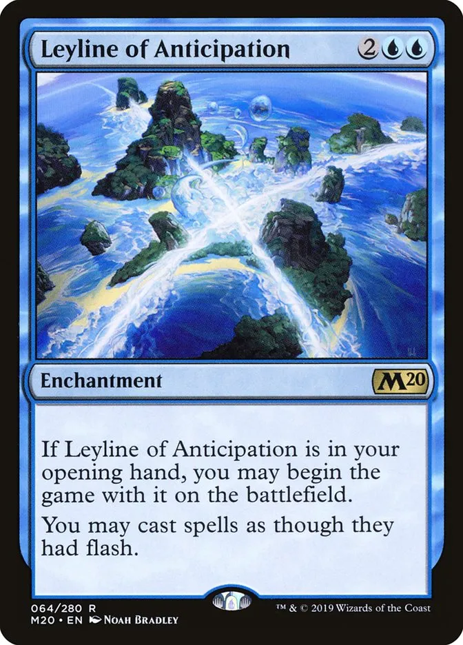 2019 Core Set 2020 Leyline of Anticipation [Foil] rare #64 rare card image