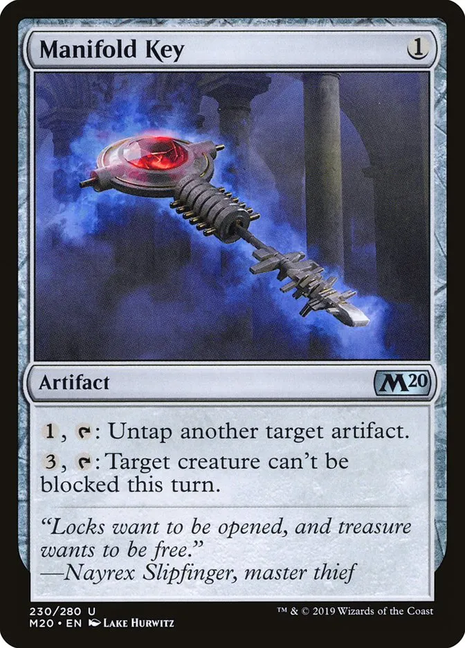 2019 Core Set 2020 Manifold Key #230 uncommon card image
